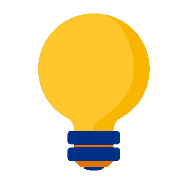 Light bulb, representing the Proof of Concept Grant