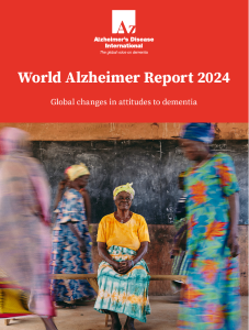 Cover of the World Alzheimer Report 2024