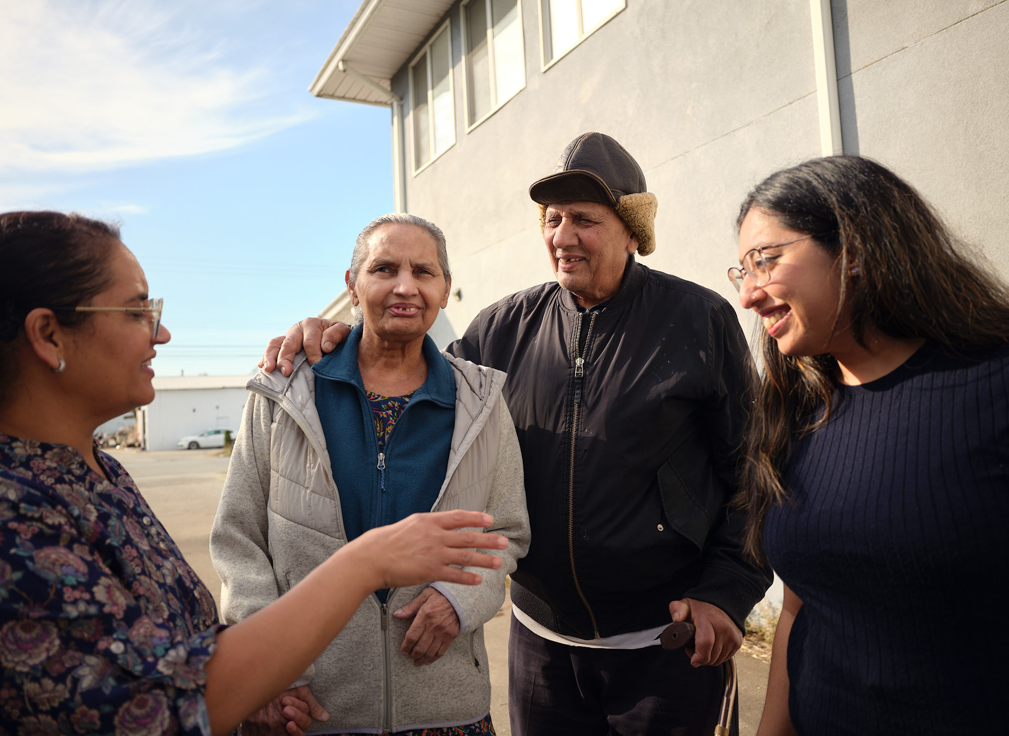 Ashley with her Mom, Nanni and Nana.