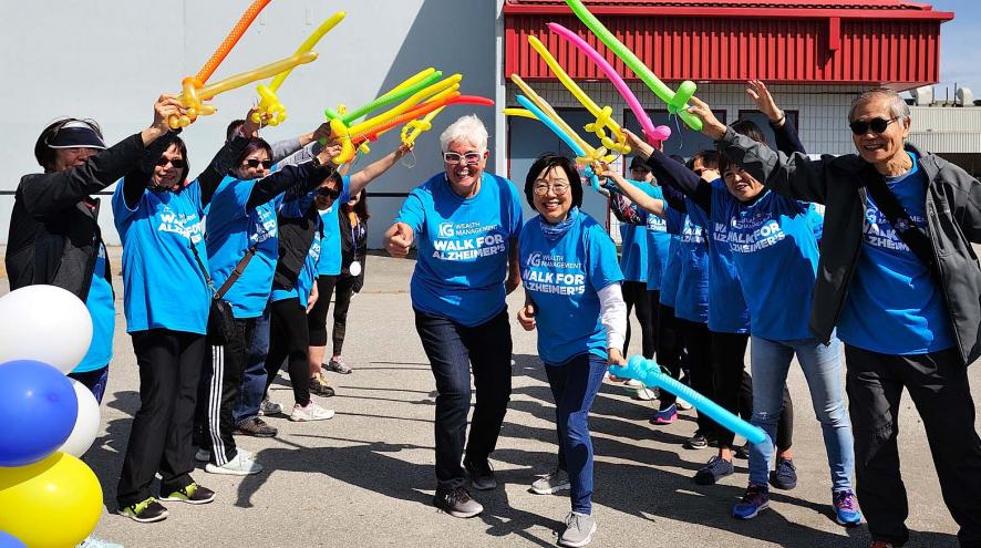 Richmond Walk for Alzheimer's volunteers