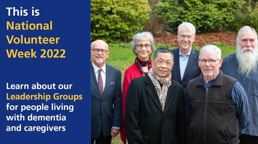 National Volunteer Week 2022 image of Leadership Group members