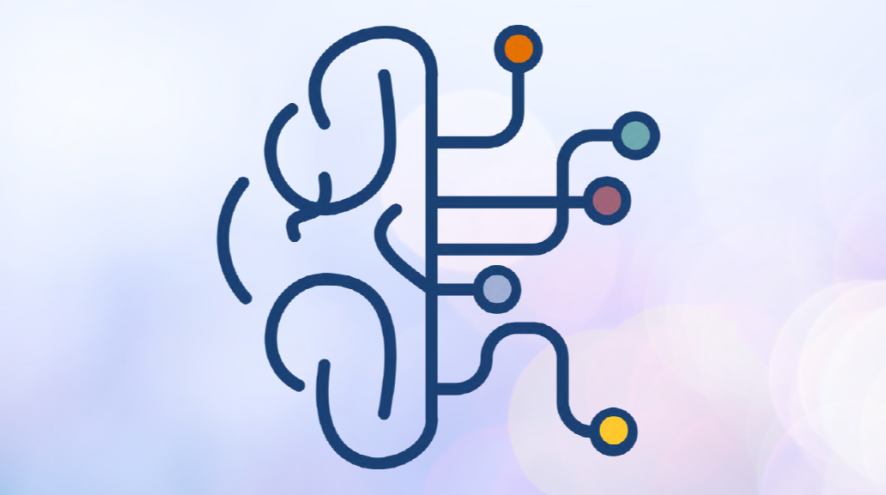 Cover of Focus on Research 2025 with stylized brain and neurons.