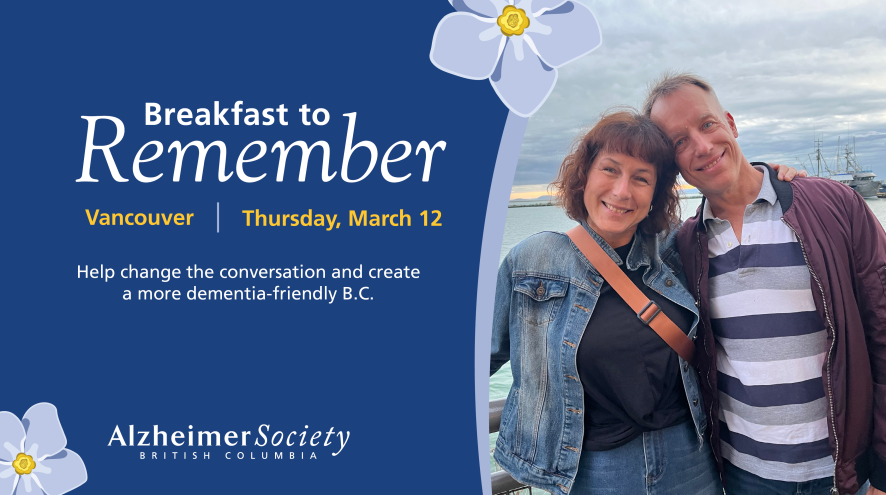 Photo of Andrew and Karina Reid, spotlighting the Breakfast to Remember, held on March 12, 2026 in Vancouver