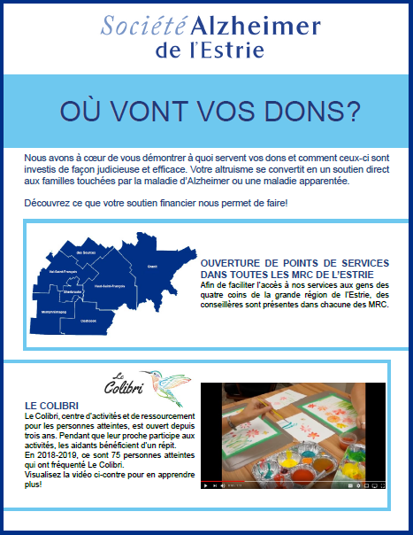 Ou vont vos dons