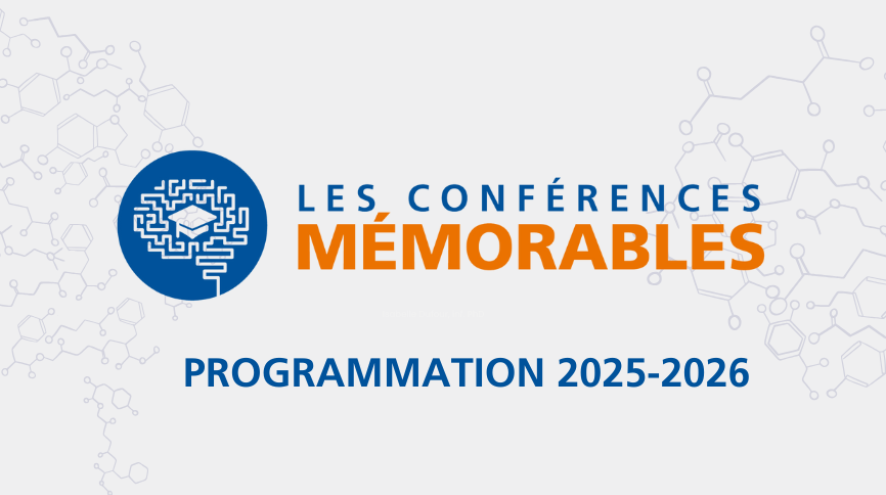 Bannière conférences mémorables 2025-2026 