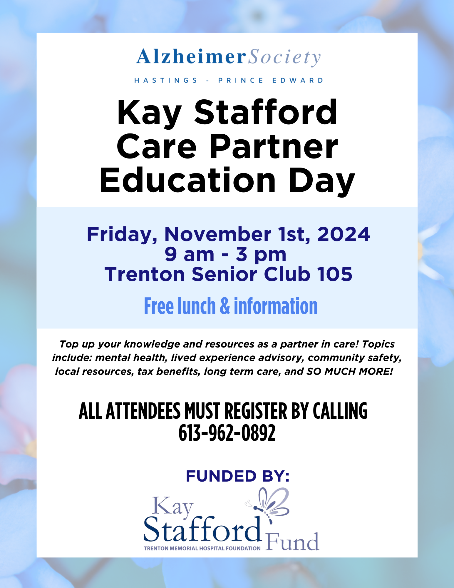 Kay Stafford Care Partner Education Day 2024