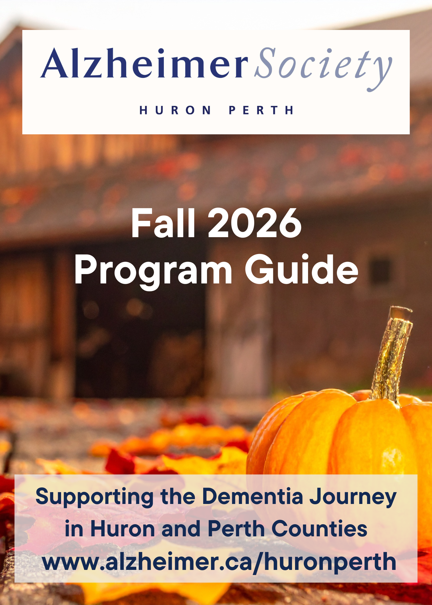 ASHP Fall 2026 Program Guide Cover with pumpkins in background