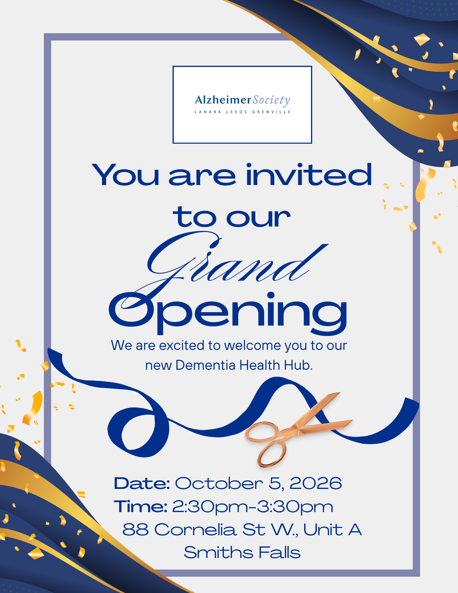 Grand Opening Oct 5