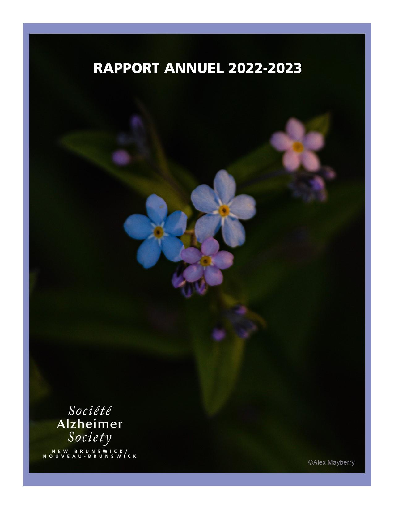 Couverture du rapport annuel