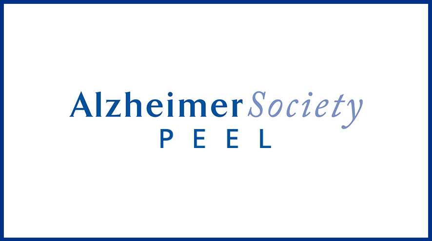 Alzheimer Society Peel wordmark and identifier.