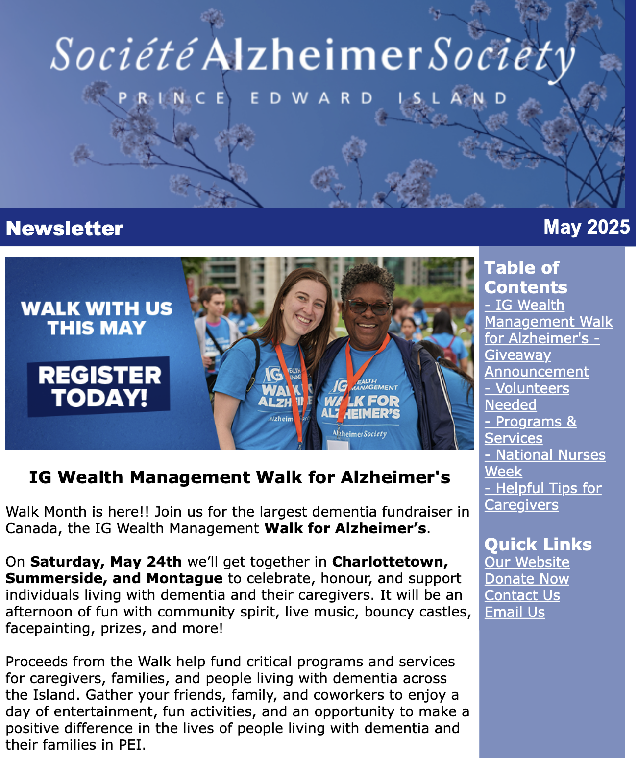 Newsletter Cover Photo
