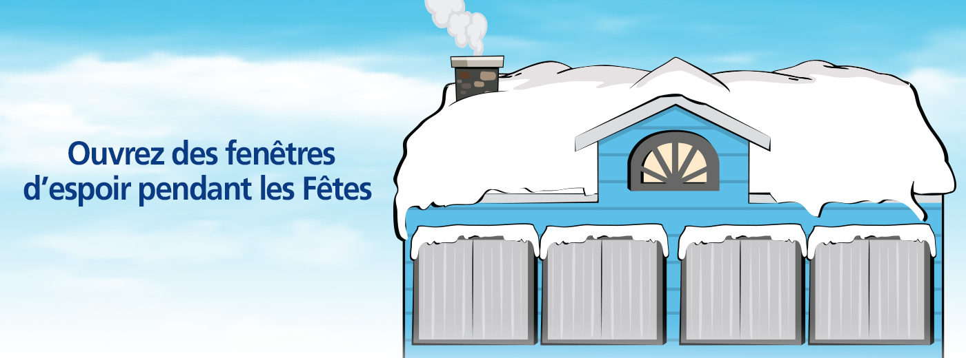 ouvrez des fenetres d'espoir pendant les Fetes