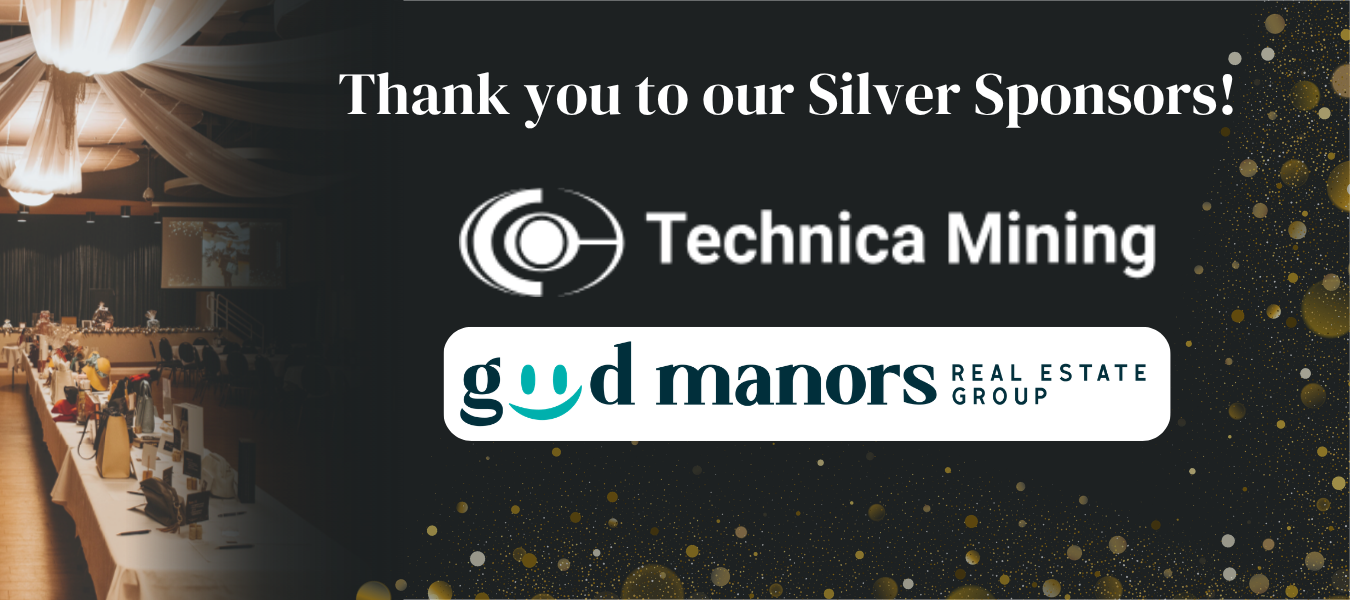 Logos of the Silver level Sponsors for the 2026 WWP event, including Technica Mining and Good Manors Real Estate Group