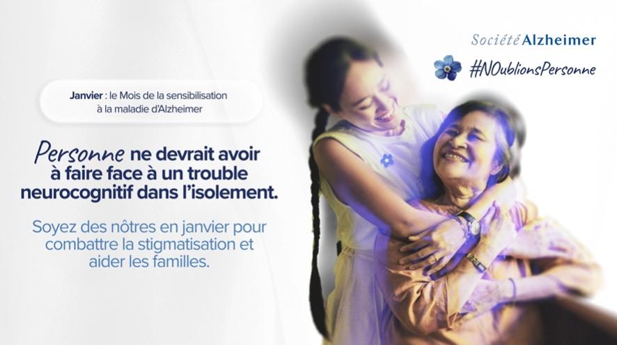 Janvier est le mois de la sensibilisation à la maladie d'Alzheimer